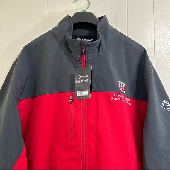 DRI DUCK NEW Winter Jacket Red Gray Jacket PHILLIPS 66 Refinery Jacket Size 3XL. - Picture 5 of 13